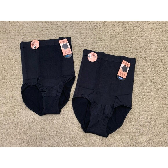 Shapermint High Waisted Black All Day Everyday Shaper Set of 2 Panty XL/ 2XL New - Picture 1 of 8